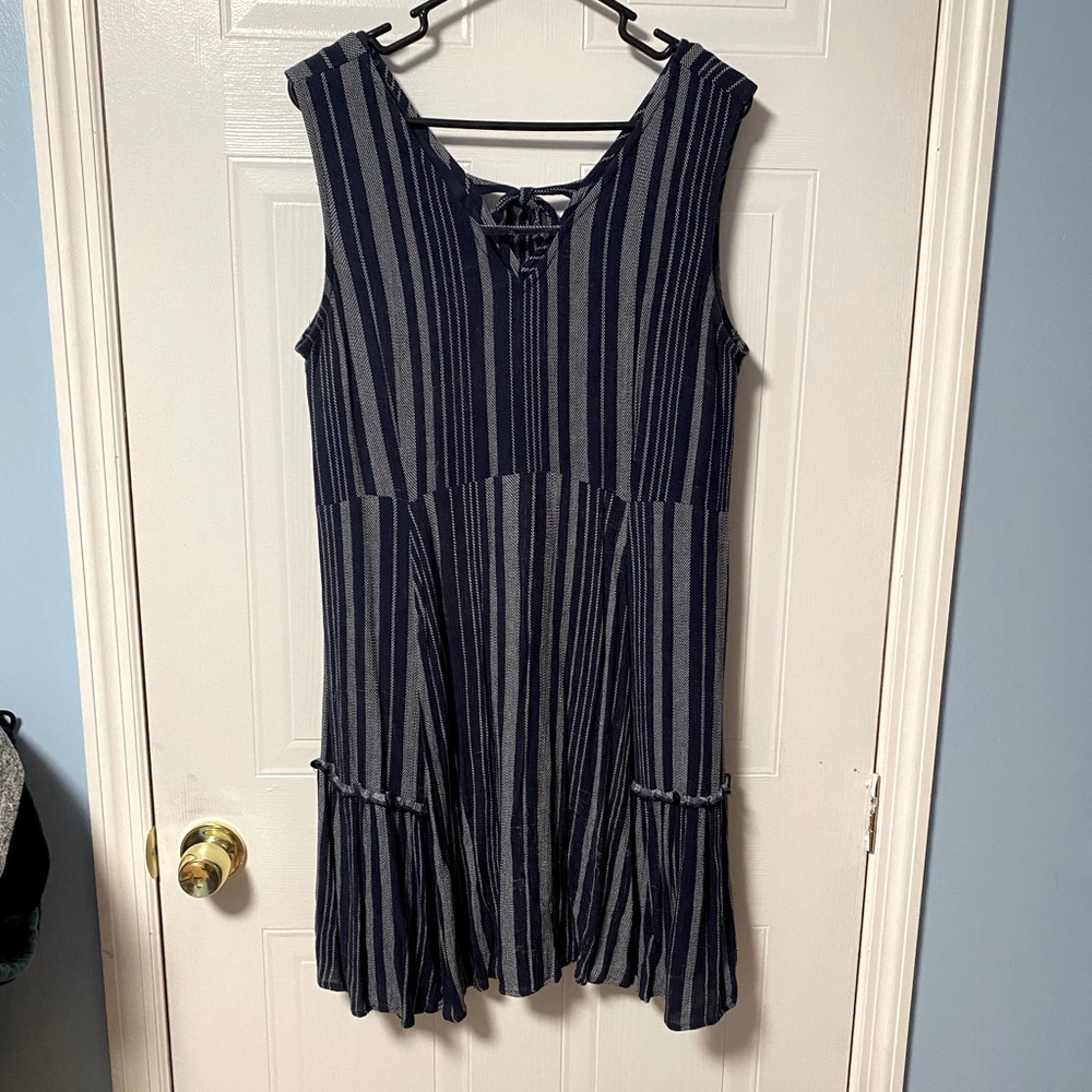 Maurices sleeveless sun dress, navy